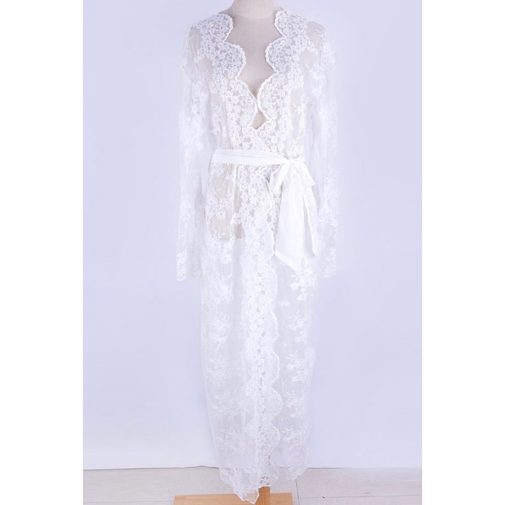 LAST ONE~SALE! NO OFFERS-Chiffon and Lace cover up - Picture 5 of 7